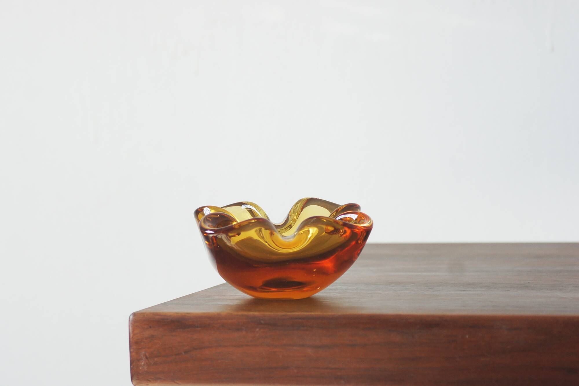 Vintage Italian Glass Bowl, 1970s