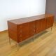 Mahogany Enfilade & Chrome Legs by Luigi Bartolini Vintage 1960