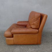 Fauteuil cuir DUVIVIER vintage loft