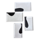 Lot of 4 rectangular glazed terracotta plates.