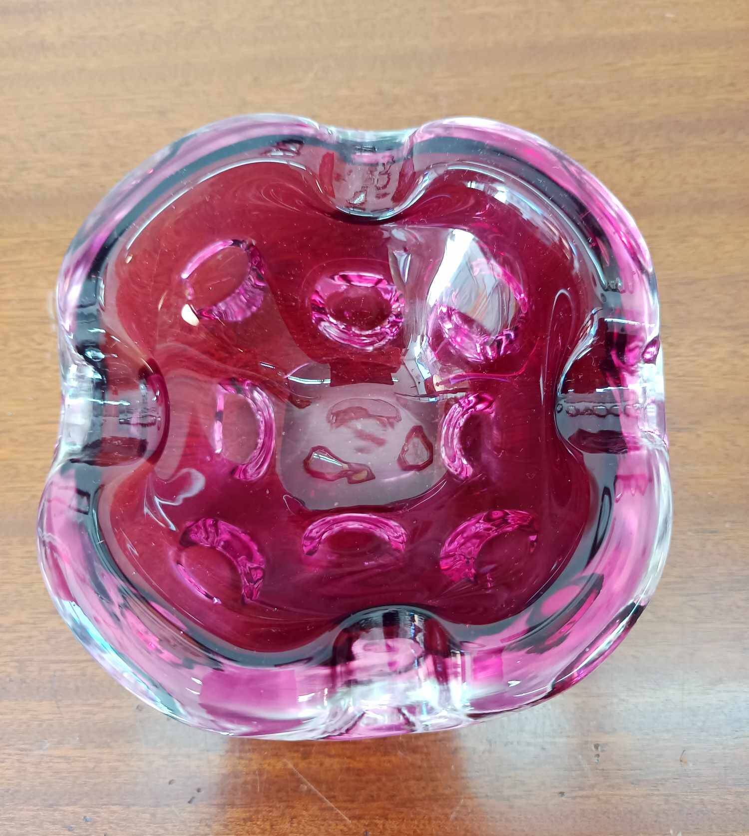 Murano glass designer ashtray