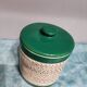 Ceramic tobacco jar signed Brisdoux