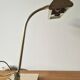 1970s brass banker’s desk lamp