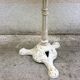Old marble round bistro table