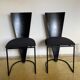 Set of 6 black Zino Memphis chairs for Harvink
