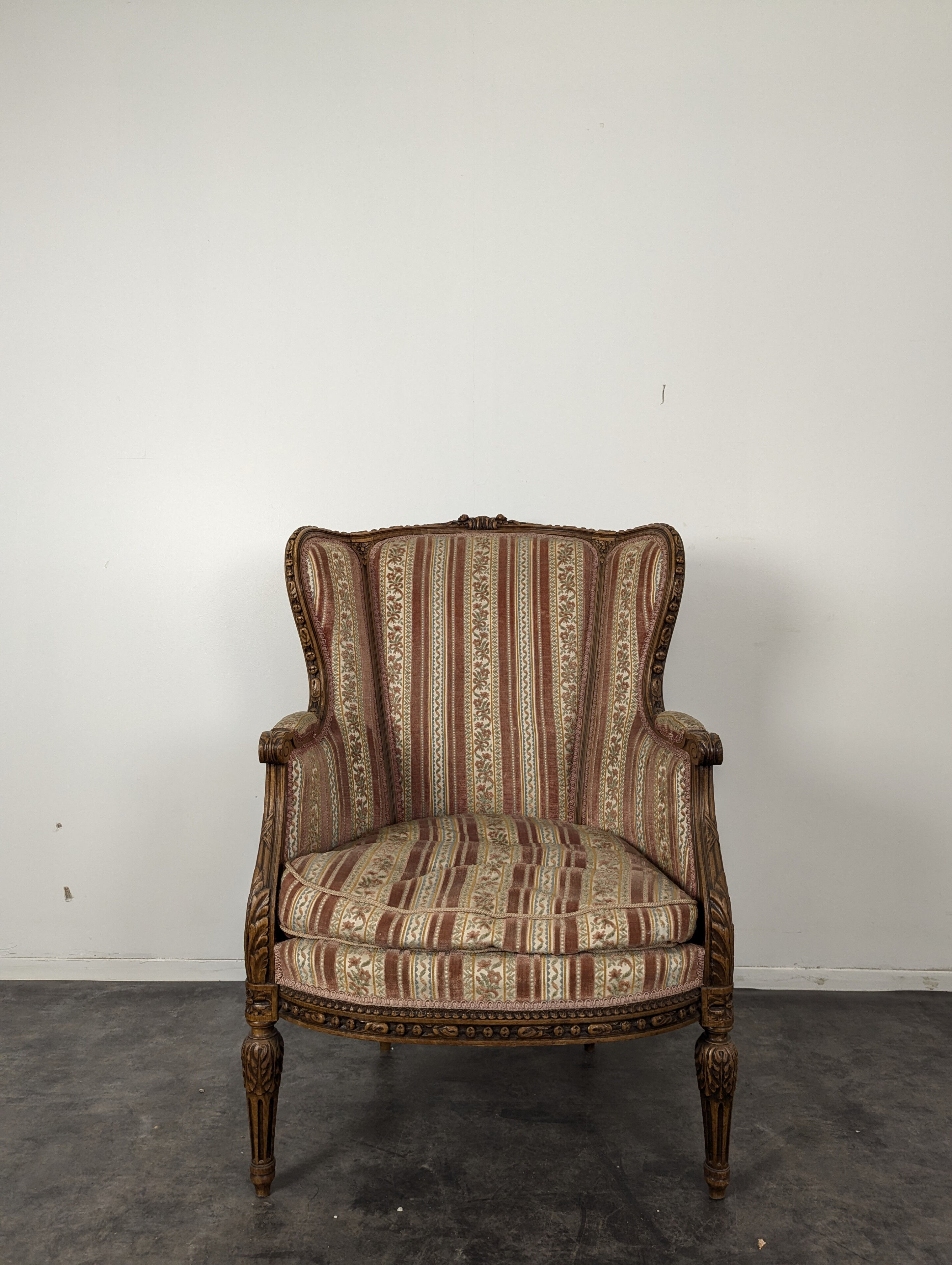 Louis XVI style bergère in oak