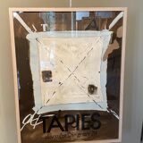 Old lithograph poster Tapies Galerie Maeght