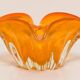 Mid-Century Orange Murano Glass Ashtray, Italy, 1970s