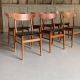 Lot 6 chaises Farstrup 210