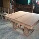 Art Deco dining table in Rio rosewood