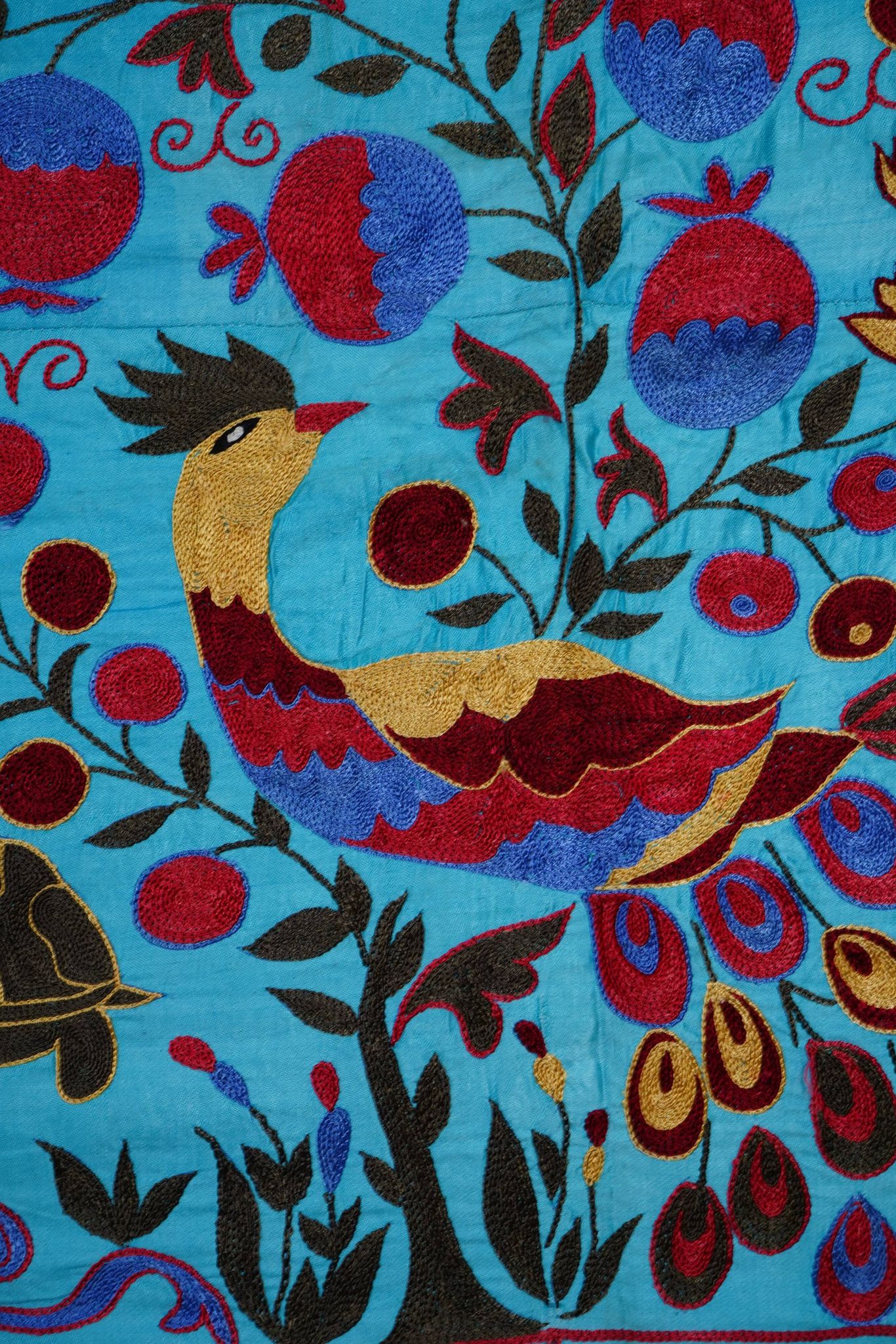 Tapis turc vintage noué à la main