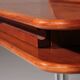 Italian design “Maia” walnut desk by Giotto Stoppino for Bernini, 1960s