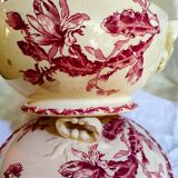 Earthenware tureen of Gien decoration Cactus