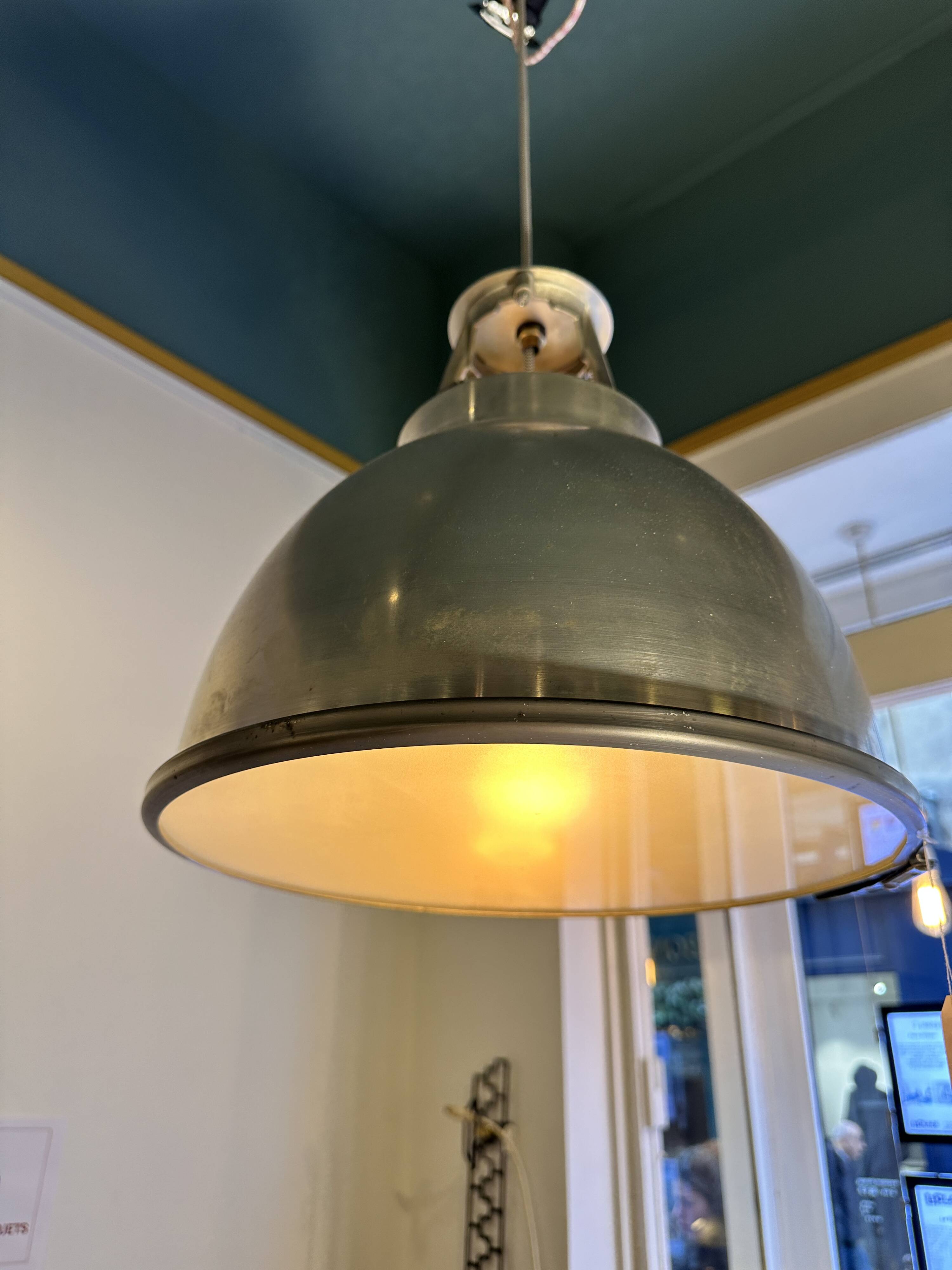 Vintage BTC Industrial Pendant Lamp