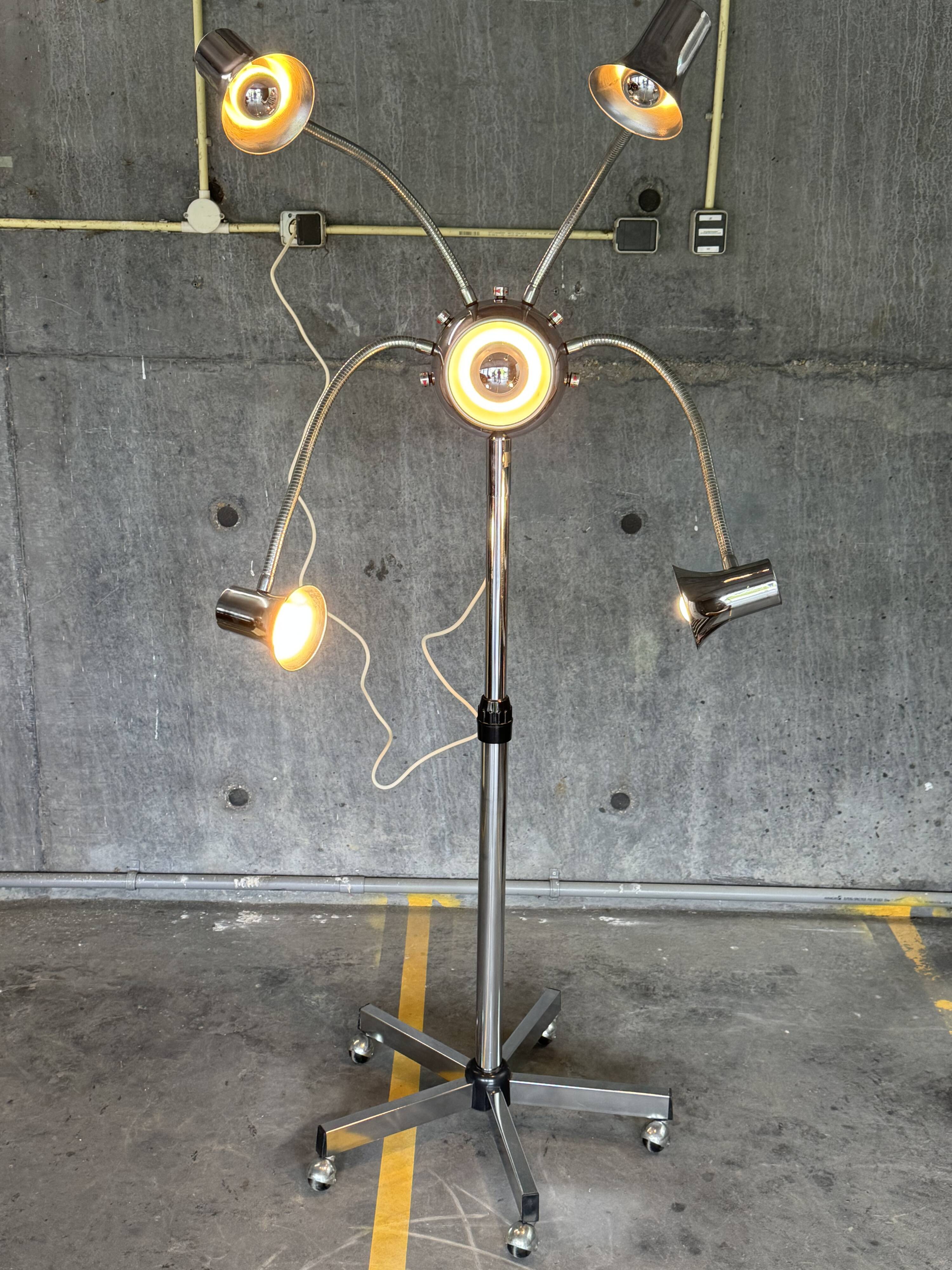 MCM Adjustable Octopus Floor Lamp