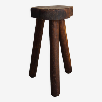 Vintage folk art tripod stool