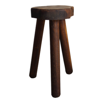 Vintage folk art tripod stool