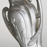 Paire de vases en métal