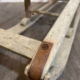Old sledding wood patinated wood
