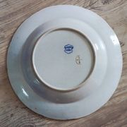 Plat creux Longwy série fleurs
