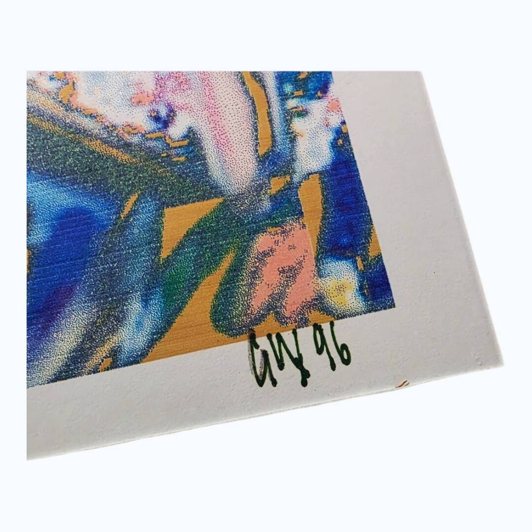 Set of 4 abstract artist proofs – Signed GW – Circa 1990