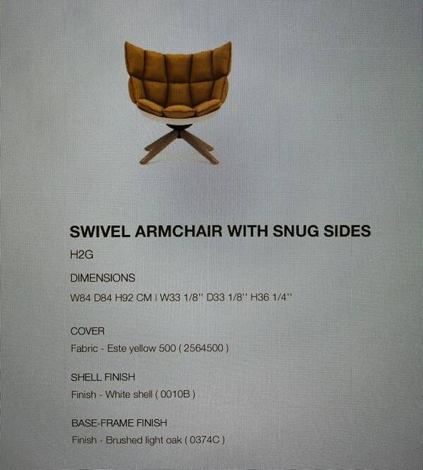 B&B Italia - armchair and footrest HUSK by Patricia Urquiola