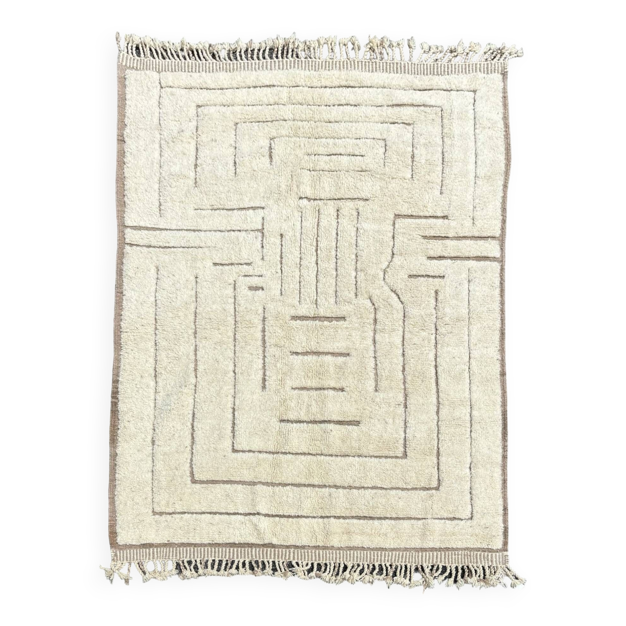 large modern Moroccan Berber rug Benin Ouarain