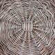 Wicker tray wall decoration