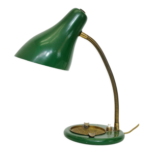 Lampe vert et or des