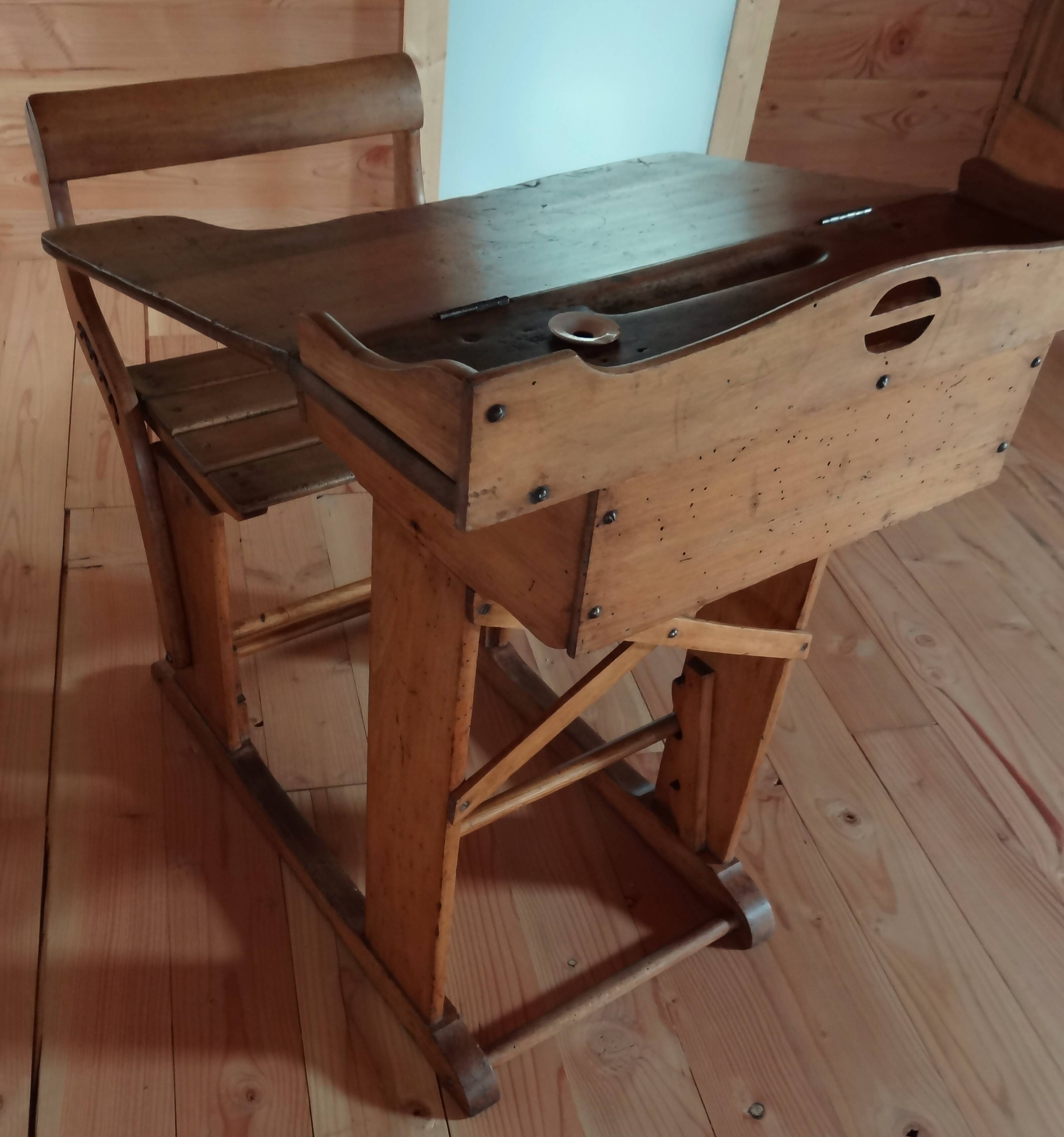 old school desk
