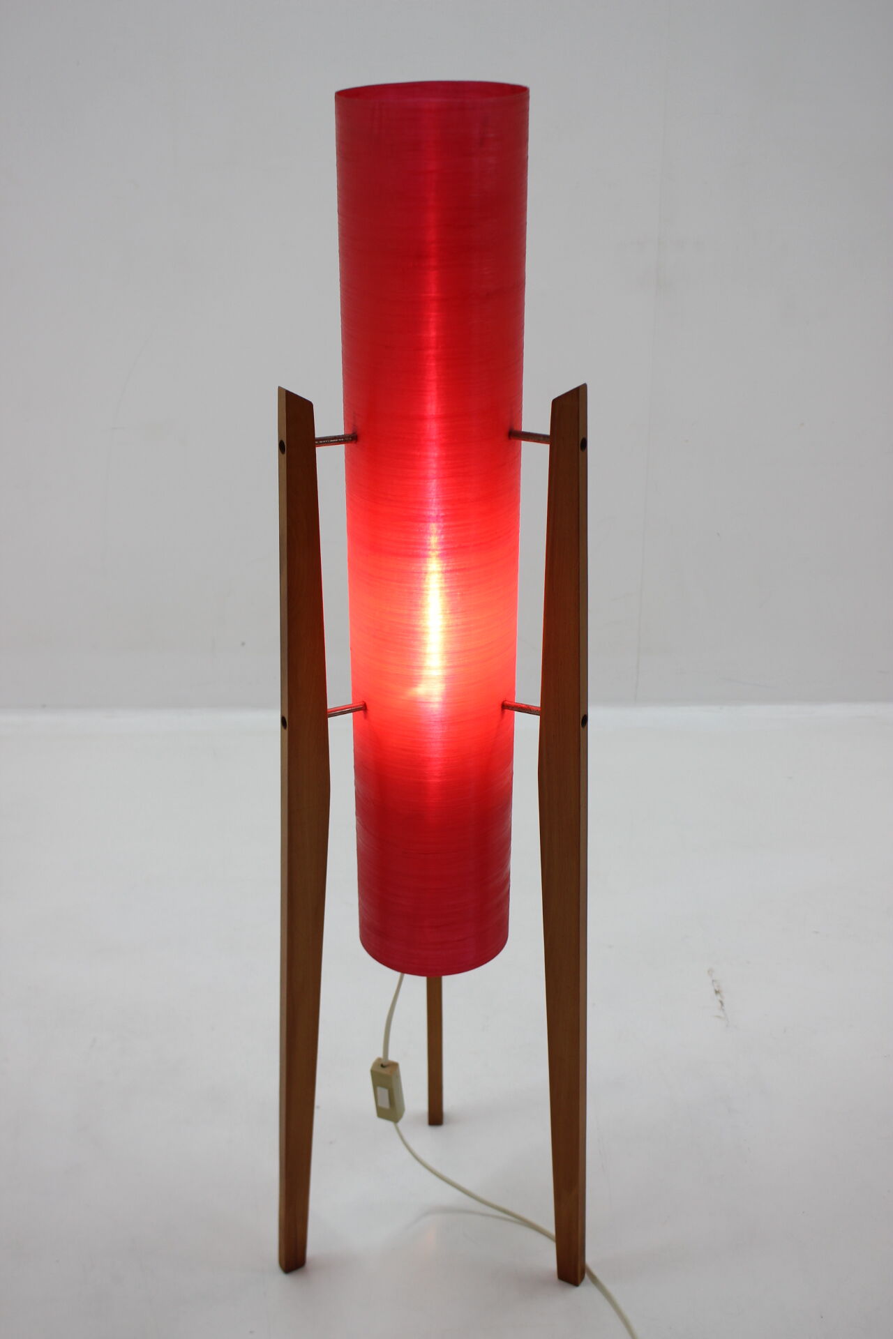 1970s Space Age Midcentury Floor Lamp "Rocket", Czechoslovakia