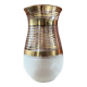 Gilded glass vase signed Fains – France, circa 1950