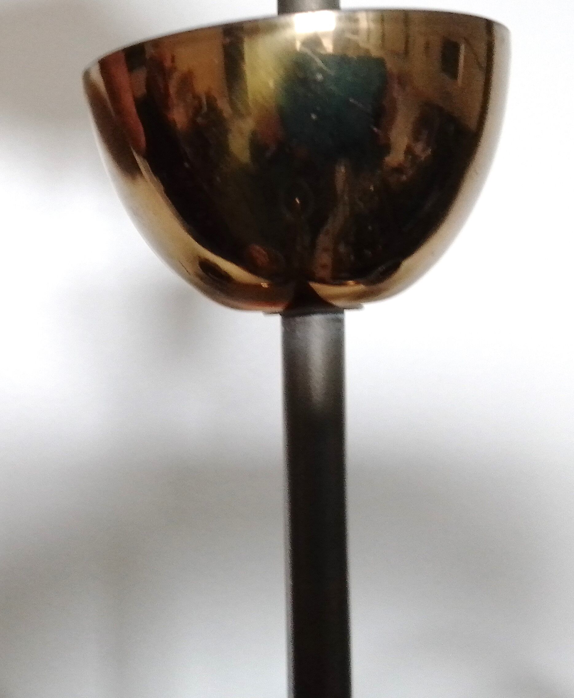 Tripod chandelier 50s tulip glasses