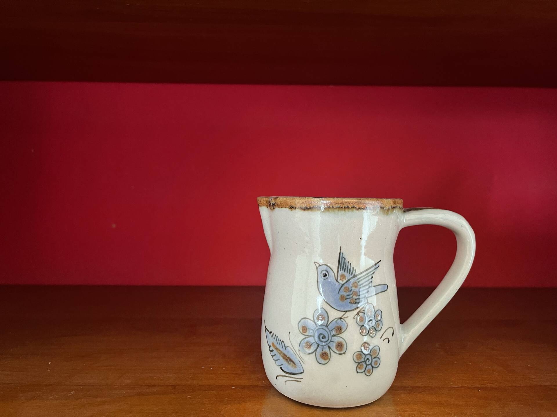 Vintage El Palomar Pitcher Tonala Mexican Pottery