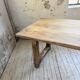 Table de ferme travail pin 1950 220cm