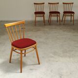 Set of 4 dining room chairs by Antonin Suman for Tatra Nabytok