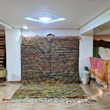 Rare Berber Beni Ouarain Rug Multicolor 300x200cm - Handmade