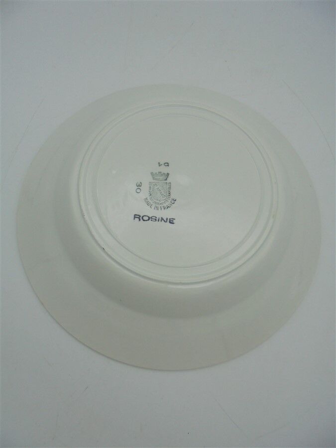 Old flat hollow blue flower decoration