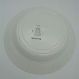 Old flat hollow blue flower decoration