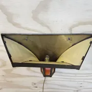 Ensemble antique de lampes murales Art Déco de l'École d'Amsterdam (2x)