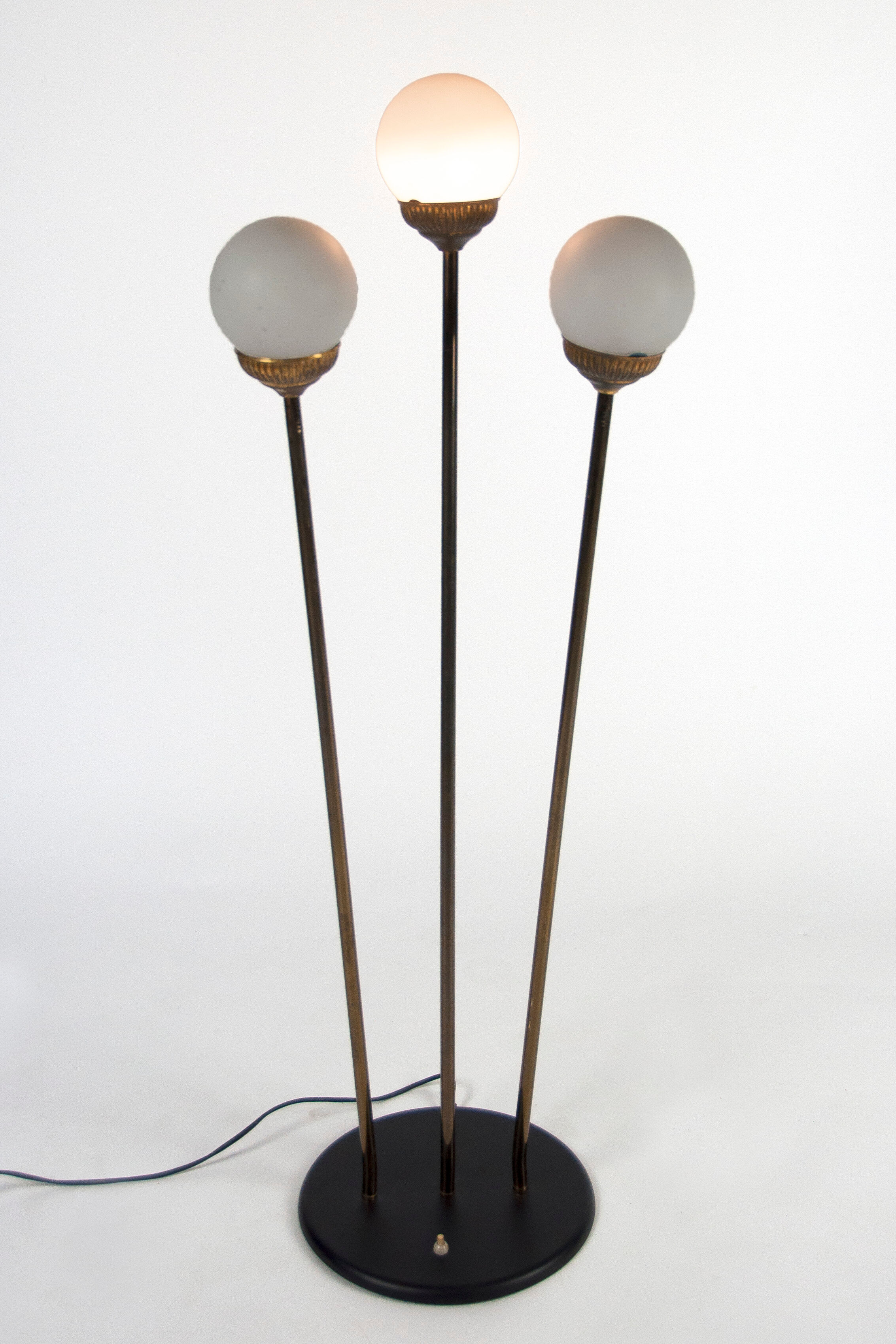 Lampadaire italien, années 1950