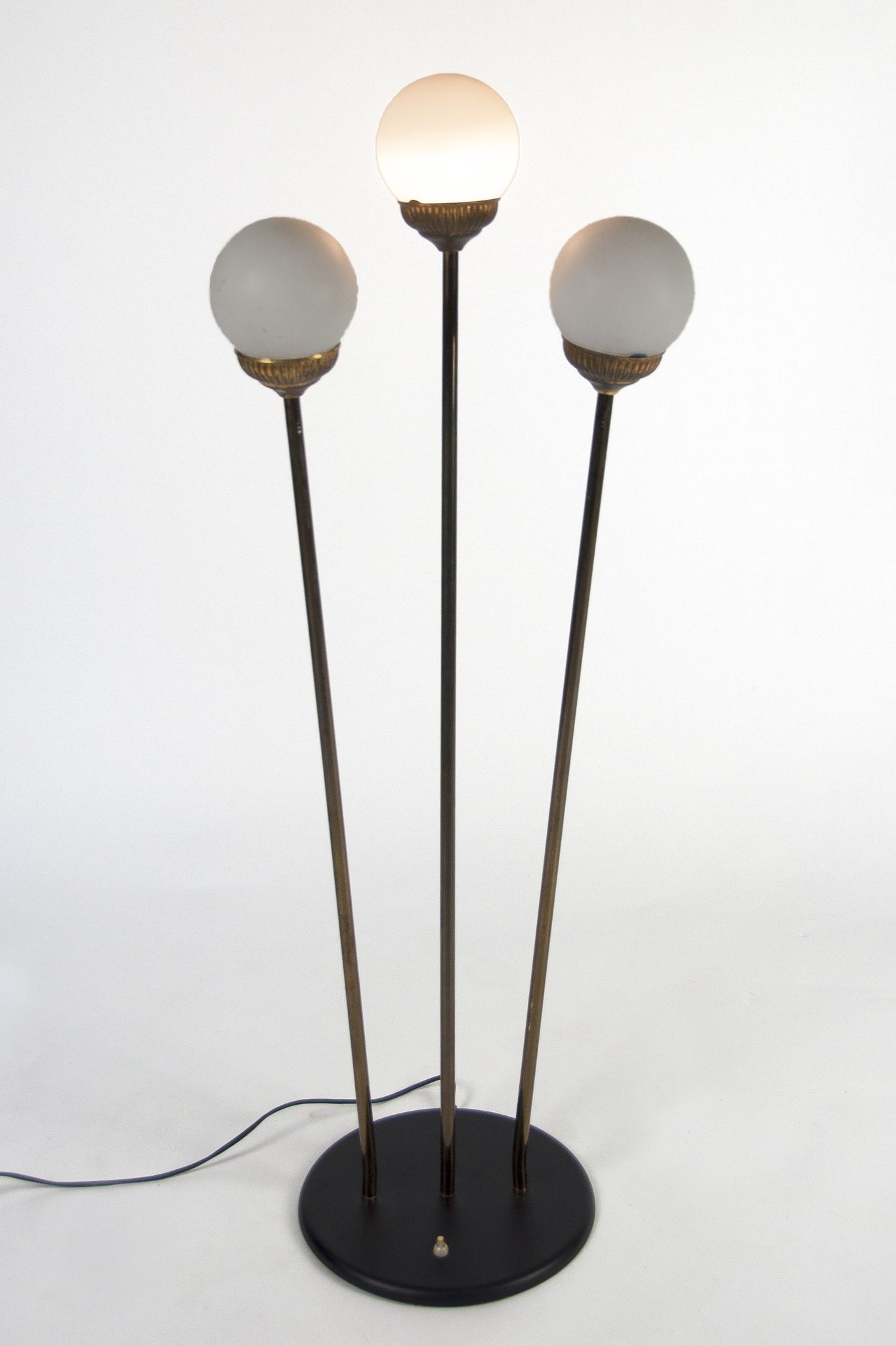 Lampadaire italien, années 1950