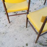Set of 4 Scandinavian rosewood chairs from the 50s