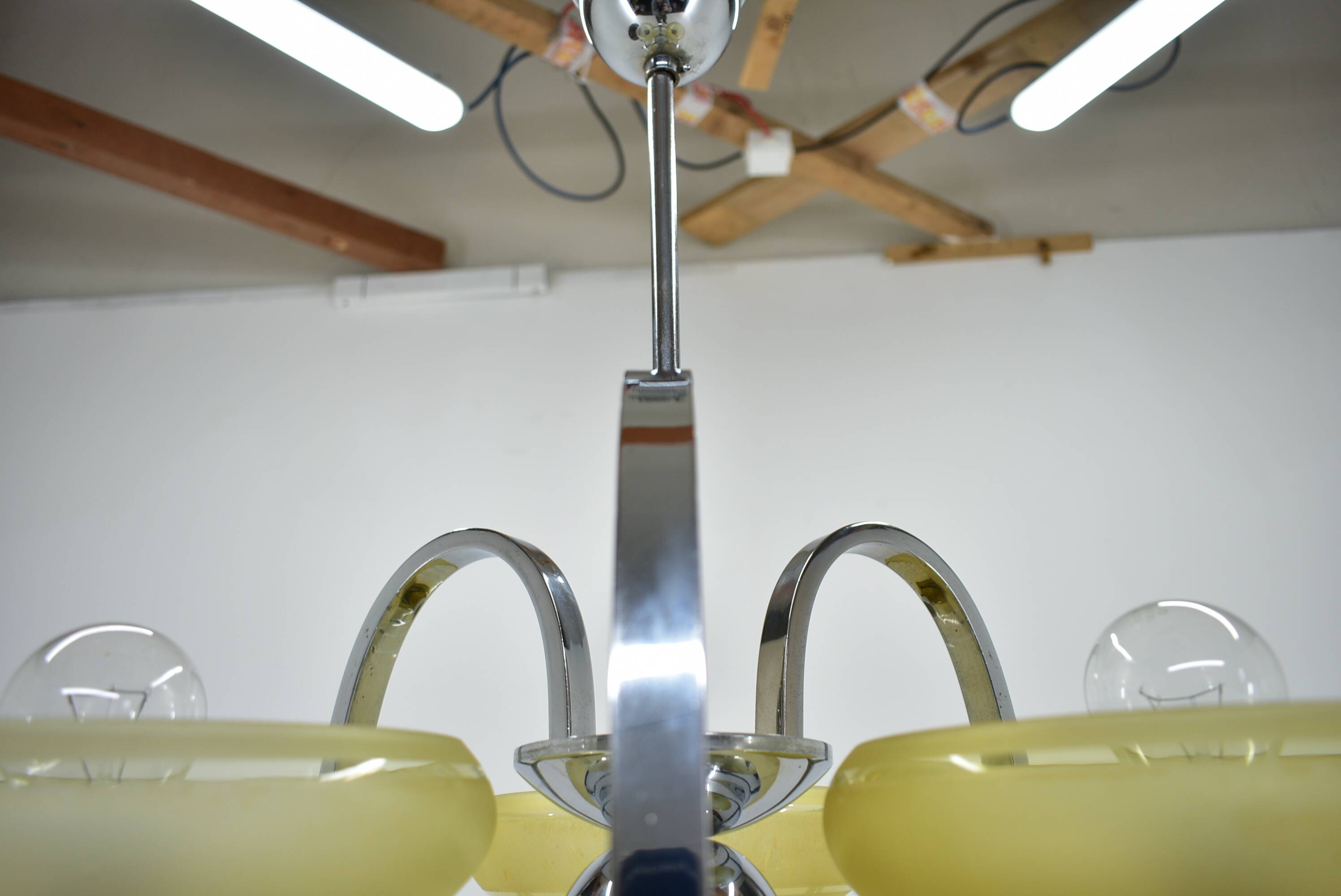 Art Deco Chandelier, Czechoslovakia , 1930s