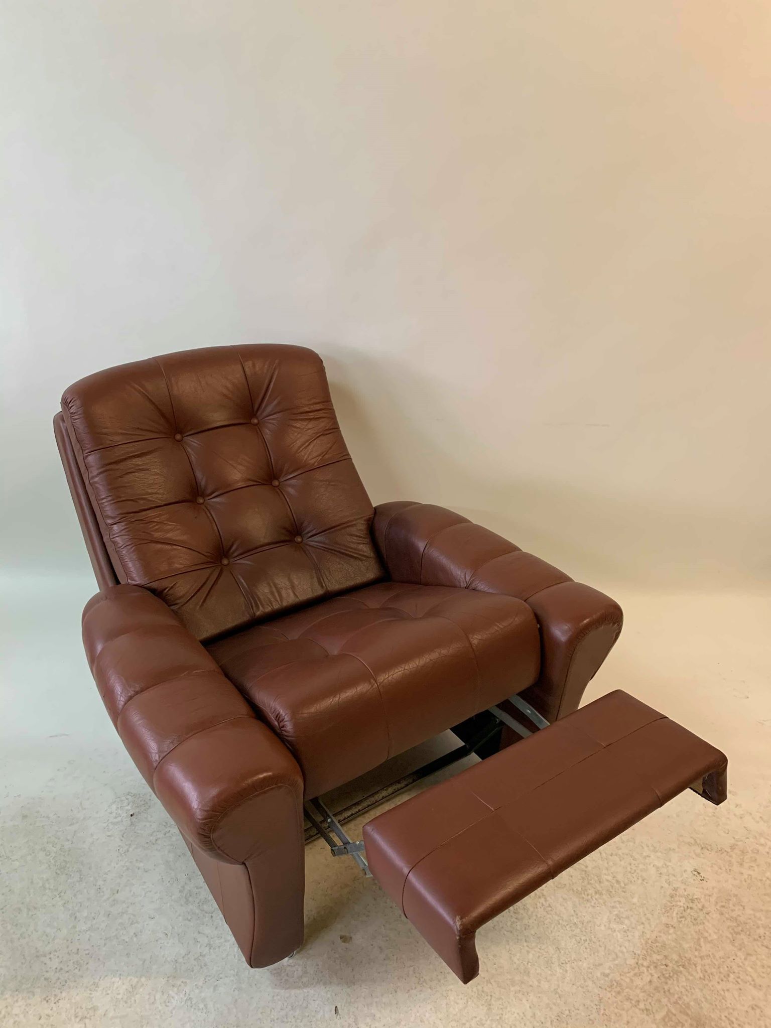 Leather armchair, Himolla, Germany, 1970