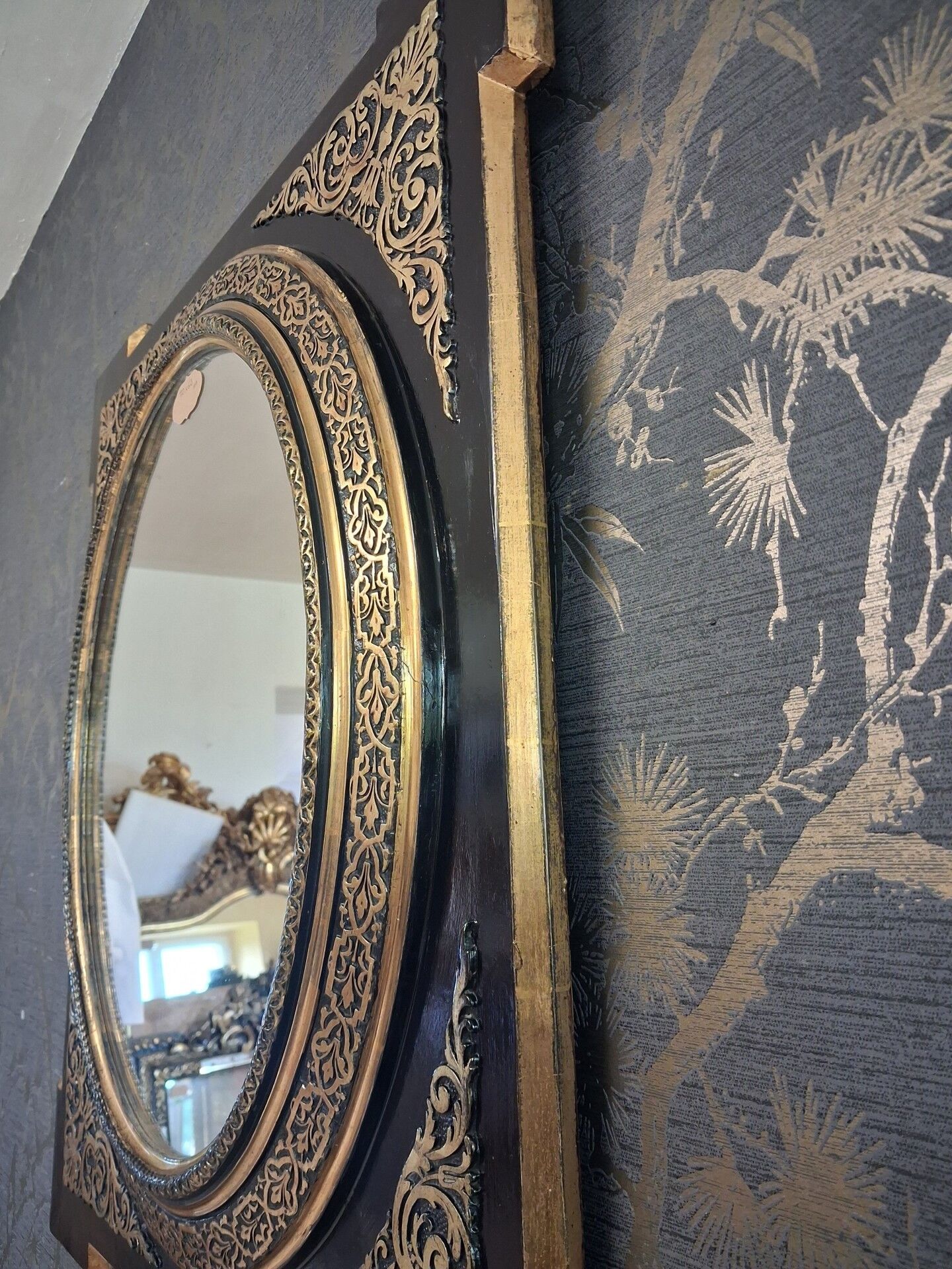 Napoleon III mirror 70 x 62