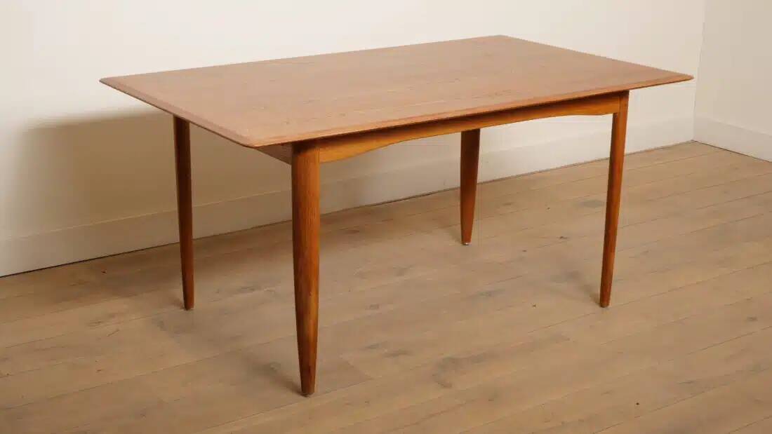 Vintage dining table | teak | extendable
