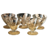 Five ancient engraved crystal verrines