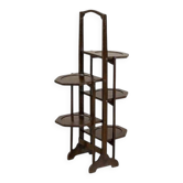 Late 20th Century Oak Flower Stand, 1950s