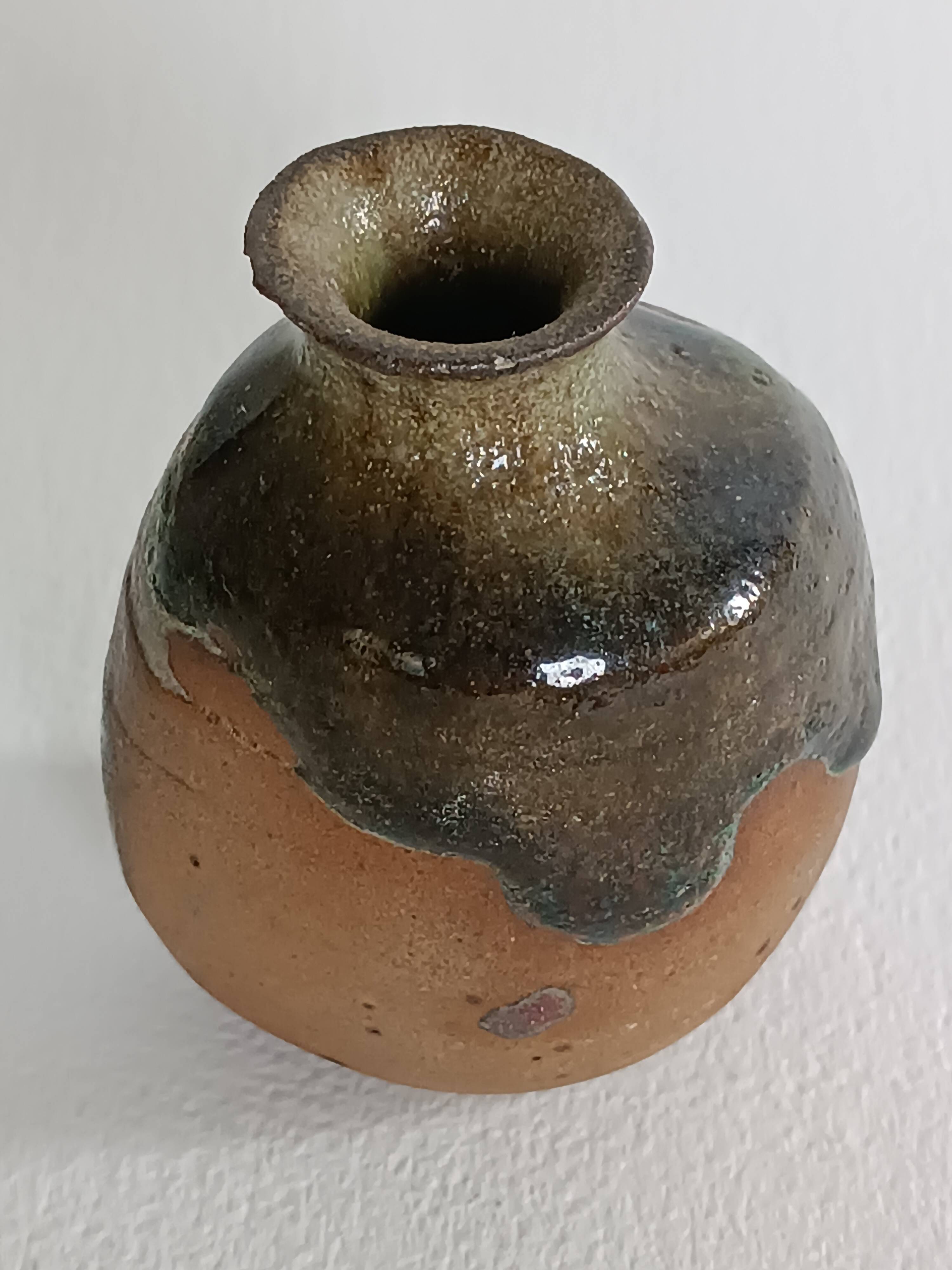 Michel delmotte miniature vase display object 1979